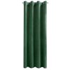Zasłona gotowa Darla ciemnozielona 140 x 250 cm – zaciemnia pomieszczenie