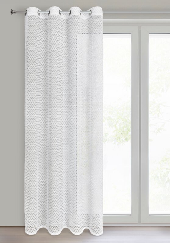 Firana gotowa Cindy biała 140 x 250 cm – dodaje lekkości