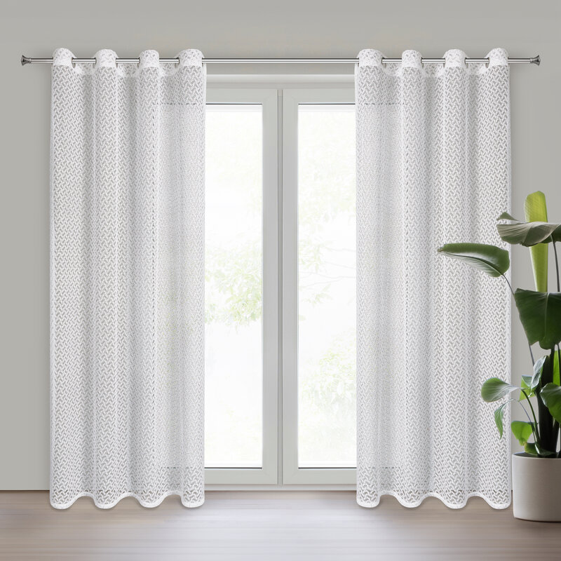 Firana gotowa Clara biały 140 x 250 cm – zapewnia naturalne światło
