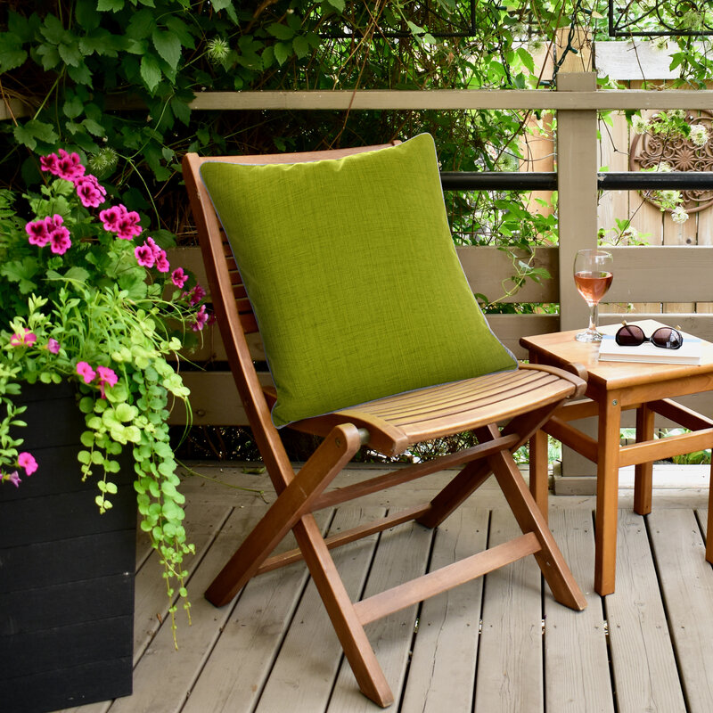 Poszewka tarasowa Garden3 srebrna 45 x 45 cm – wodoodporna i stylowa