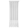 Firana gotowa DANI 1 biała 140 X 250 cm – z falbankami, lekka
