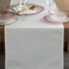 OBRUS ALISA 40 X 140 CM BIAŁY
