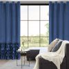 Zasłona gotowa Carli granatowa 140 x 250 cm – doda elegancji