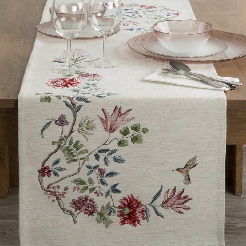 Obrus gobelinowy SZE/CHO/1295 naturalny 40x100 cm – wprowadza elegancję