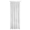 Firana gotowa deszczyk biała 140 x 270 cm – rozświetla wnętrze