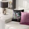 POSZEWKA VELVET 177 45 X 45 CM CZARNY