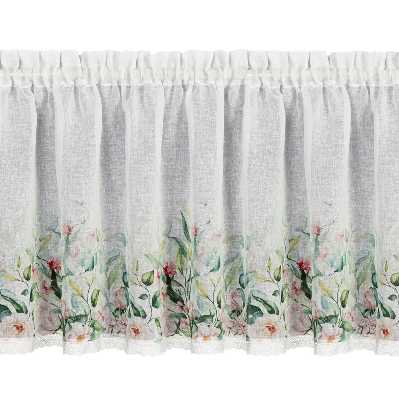 Firana gotowa Estera biała 150 x 60 cm – rozjaśnia wnętrze
