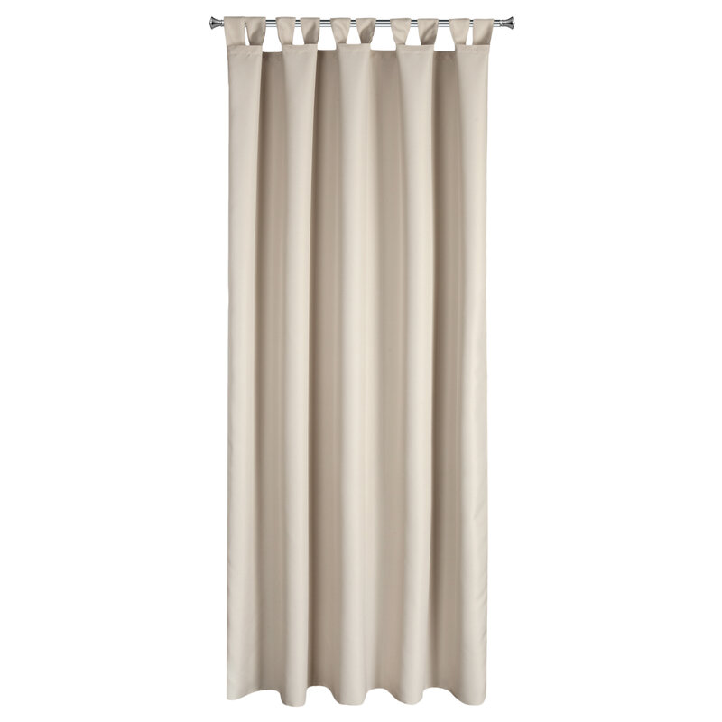 Zasłona tarasowa gotowa Garden2 na szelkach beżowa 155 X 220 cm – chroni przed słońcem