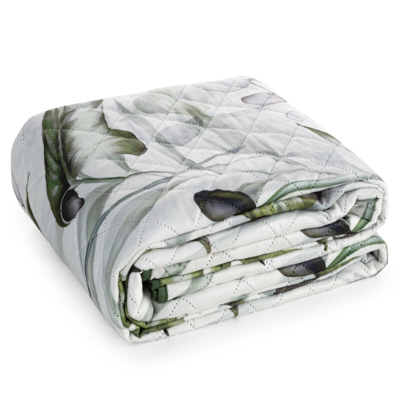 Narzuta Velvet Ellen biała 170 x 210 cm – wprowadza świeżość