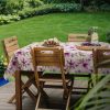 Obrus garden kremowy O 150 cm – idealny na taras