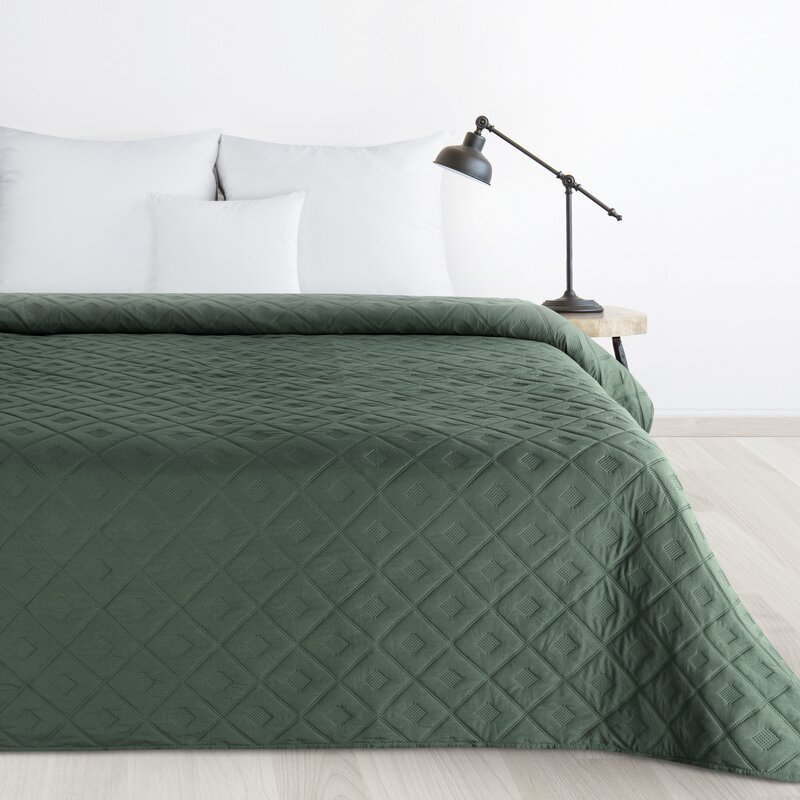 Narzuta Alara6 zielona 170 x 210 cm – odmieni wygląd łóżka