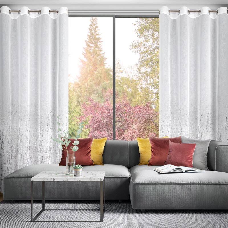 Firana gotowa Olivia biała 140 x 250 cm – rozjaśnia wnętrze