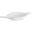 Patera ceramiczna Abbi biała 18 X 40 X 7 cm – nowoczesna ozdoba stołu