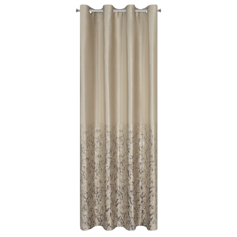 Zasłona gotowa Tori beżowa 140 x 250 cm – zaciemnia pomieszczenie