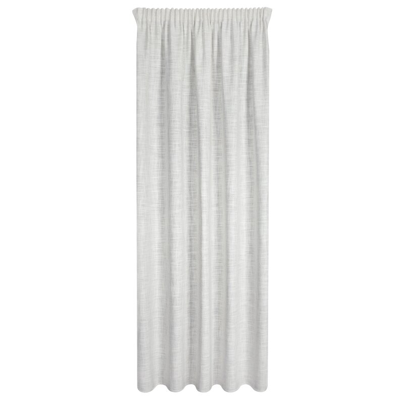 Zasłona gotowa kremowa 140 x 270 cm – rozjaśnia wnętrze