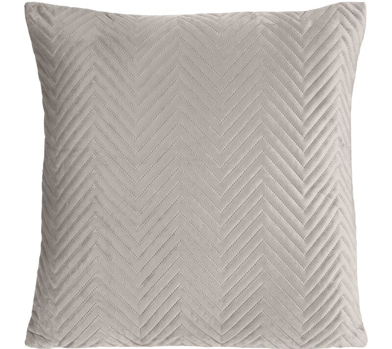 Poszewka velvet 45 x 45 cm beżowa – miękka w dotyku