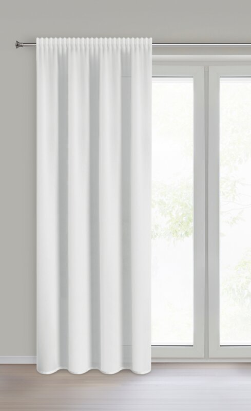 Firana gotowa Rossi biały 135 x 270 cm – rozjaśnia wnętrze