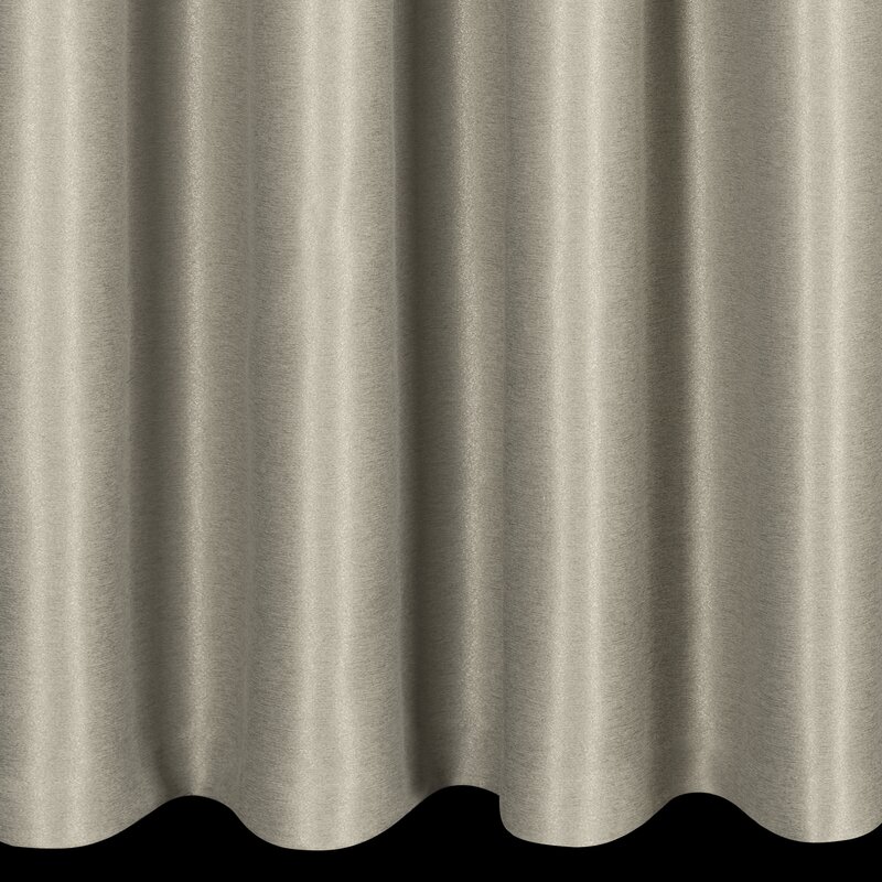 Zasłona gotowa Selina ciemnobeżowa 140 x 250 cm – zaciemniająca