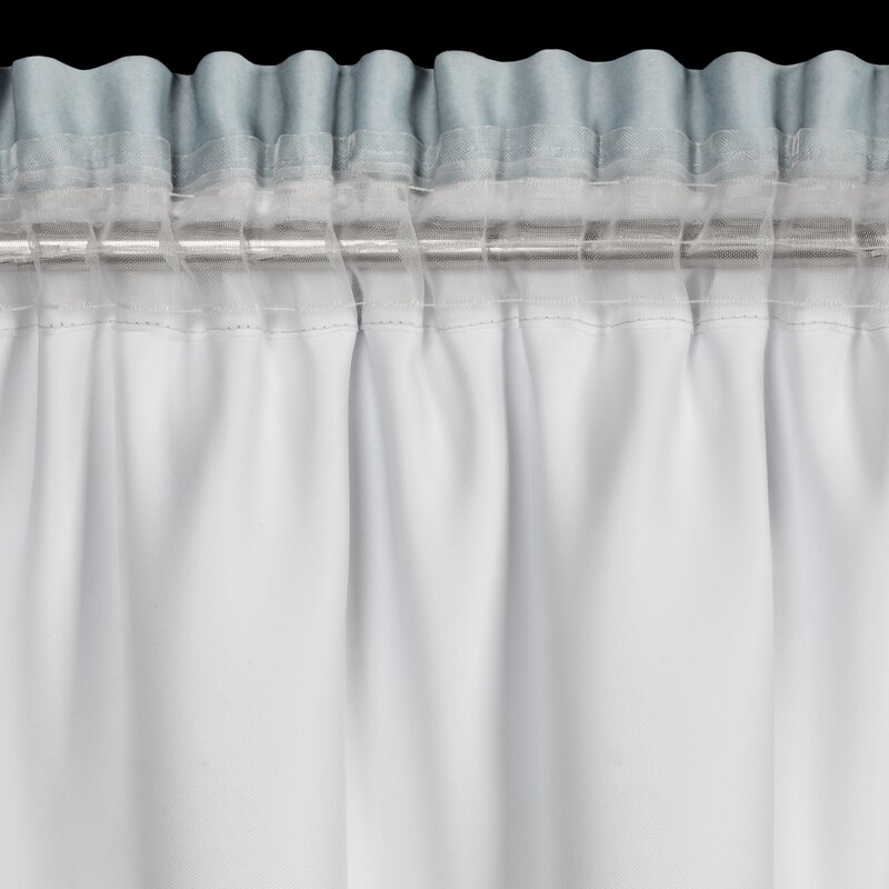 Zasłona gotowa Nila srebrna 140 x 270 cm – wprowadza świeżość