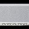 Firana gotowa Gaja kremowa 150 X 60 cm – z koronką serduszka