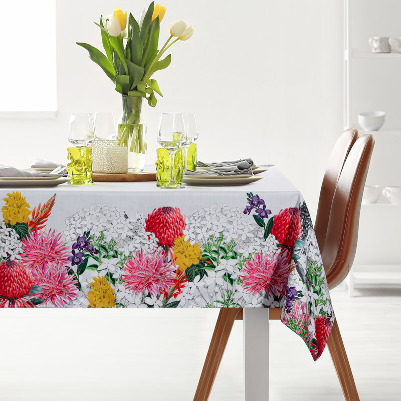 Obrus z nadrukiem Summer3 naturalny 140 x 220 cm – wprowadzi letni nastrój