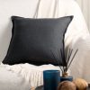 Poszewka szenil Luna czarna 45 x 45 cm – doda charakteru
