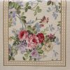 Obrus gobelinowy kwiatowy naturalny 45x140 cm – doda szyku jadalni