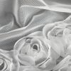 Zasłona gotowa Roses 4 Eva Minge biała 400 X 160 cm – rozjaśnia i zdobi wnętrze