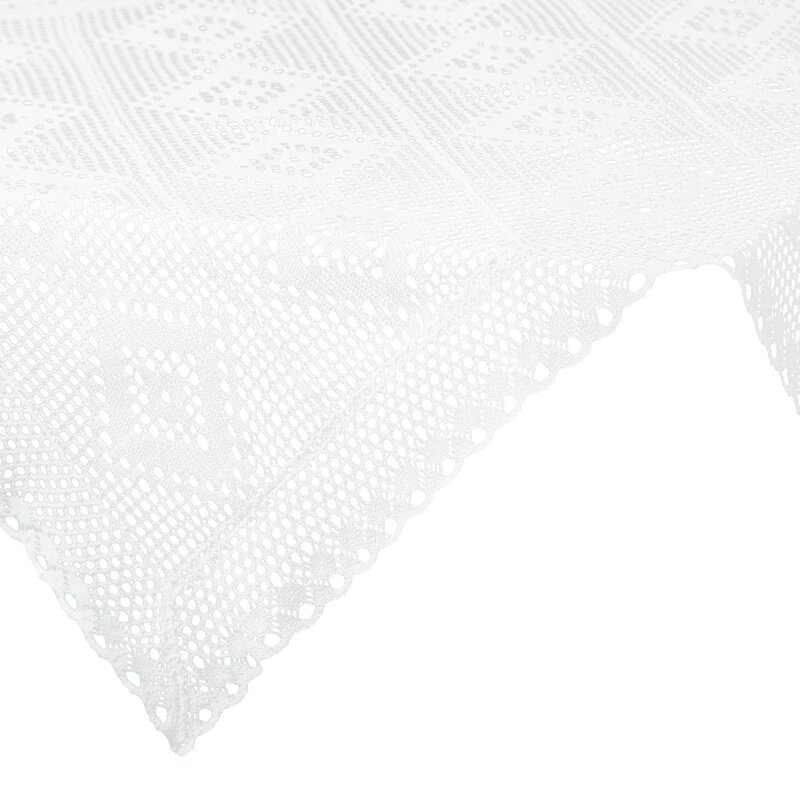 Obrus nici Olivia biały 85 x 85 cm – subtelna dekoracja stołu