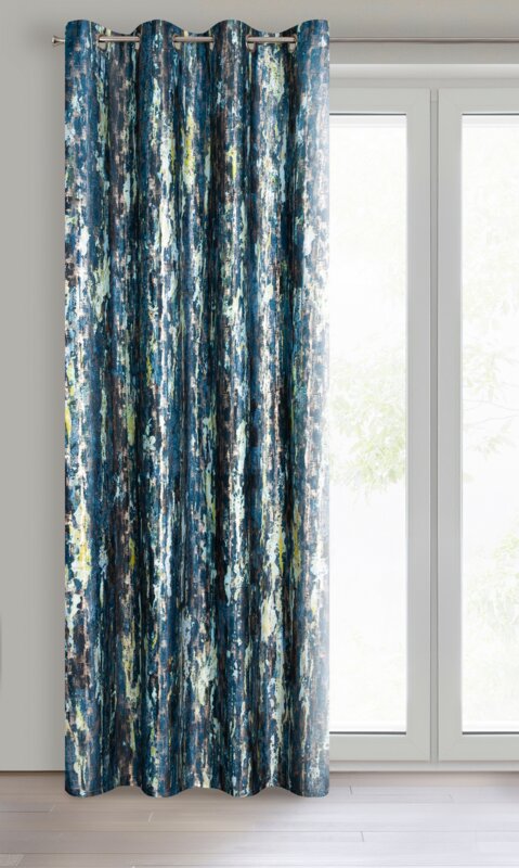 Zasłona gotowa Grace granatowa 140 x 250 cm – zaciemnia pomieszczenie