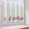 Zasłona świąteczna SW/XMAS biała 90x150 cm – gotowa do zawieszenia