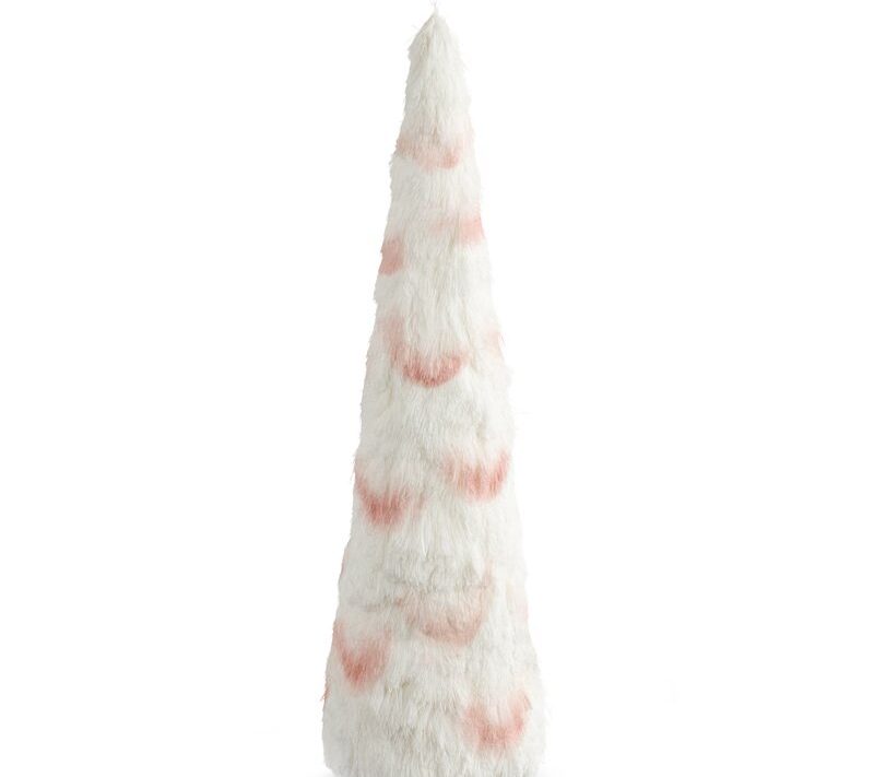Ozdoba świąteczna biała O 12 x 38 cm – idealna dekoracja