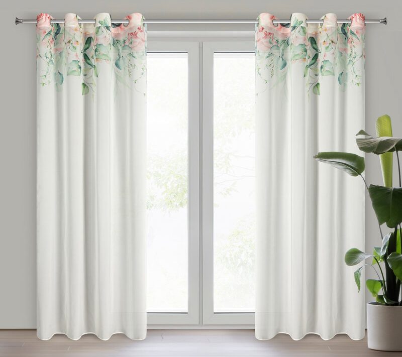 Zasłona gotowa Alora biała 135 x 250 cm – wprowadza jasność