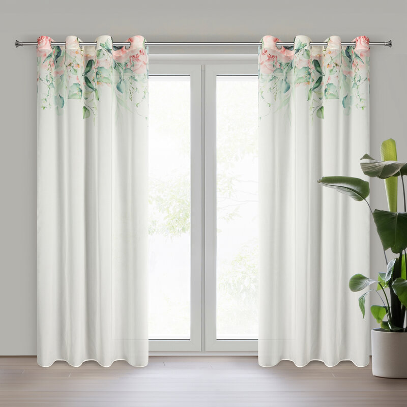 Zasłona gotowa Alora biała 135 x 250 cm – wprowadza jasność