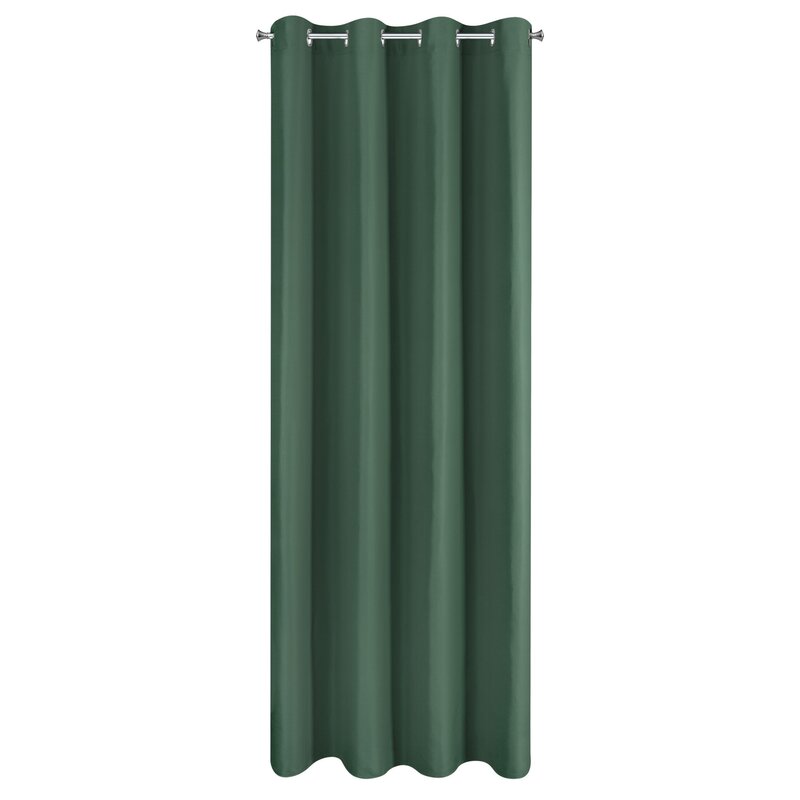 Zasłona gotowa ADARI ciemnozielona 140 X 250 CM – tworzy przytulny nastrój