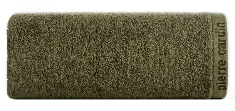 Ręcznik Pierre Cardin EVI ciemnooliwkowy 30 X 50 CM – miękki i chłonny