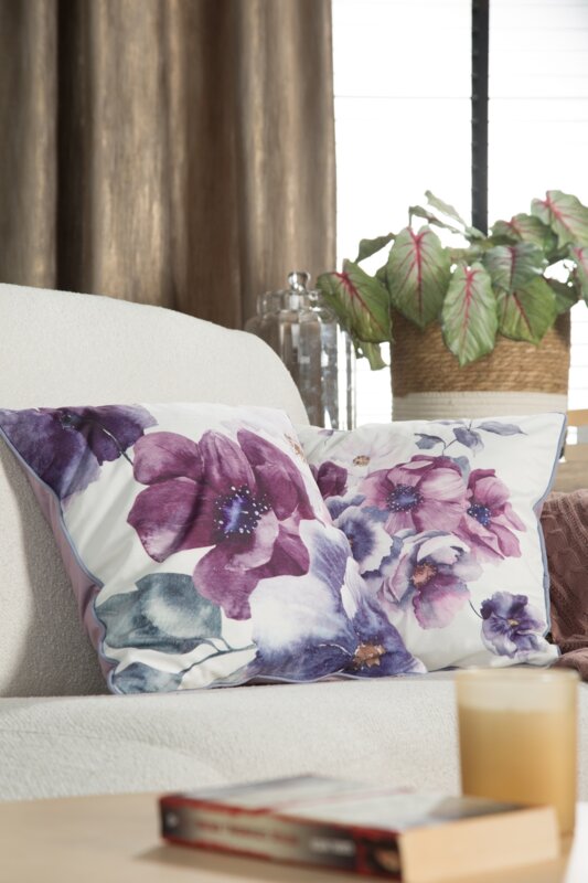 Poszewka Velvet SI/PO/VELVET/08 fioletowa 45x45 cm – doda koloru wnętrzu
