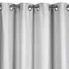 Zasłona gotowa Aggie jasnosrebrna 140 x 250 cm – miękkie fale
