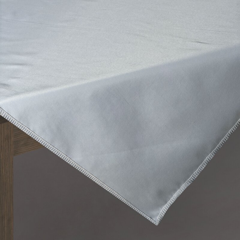 OBRUS DEKORACYJNY 80 X 80 CM POPIELATY E/SAVONA/SREB 80X80