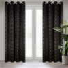 Zasłona gotowa Abella czarna 135 x 250 cm – zapewnia zaciemnienie