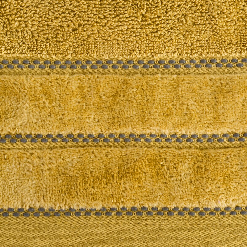 Ręcznik kąpielowy DONA 07 musztardowy 70x140 cm – miękki i chłonny