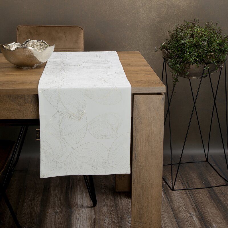 OBRUS BLINK 16 35 X 180 CM BIAŁY