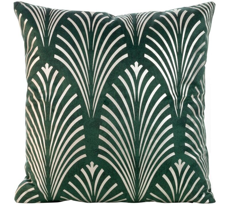Poszewka Blink ciemnozielona 45 x 45 cm – doda szyku salonu