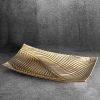 Patera dekoracyjna Sena złota 45 x 25 x 8 cm – doda blasku wnętrzu