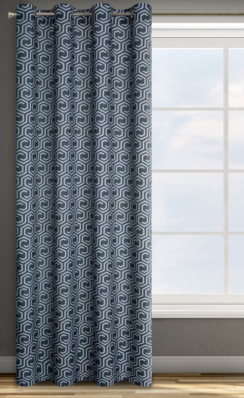 Zasłona gotowa D91 Juliet grafitowa 140 X 250 cm – wyrafinowany charakter