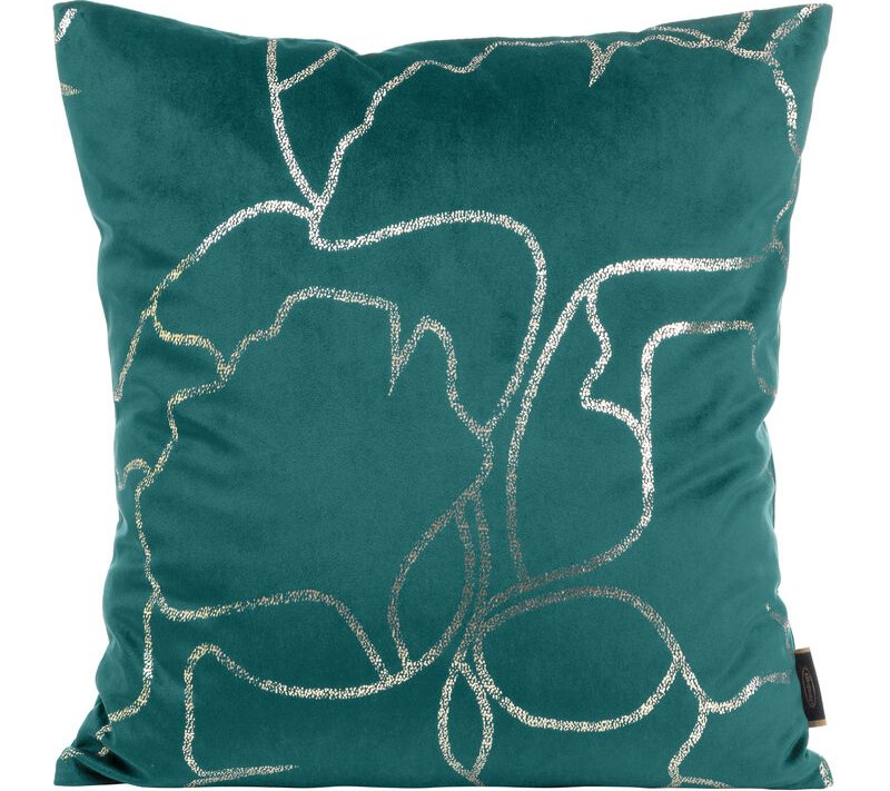 Poszewka Blink ciemnoturkusowa 45 x 45 cm – doda blasku wnętrzu