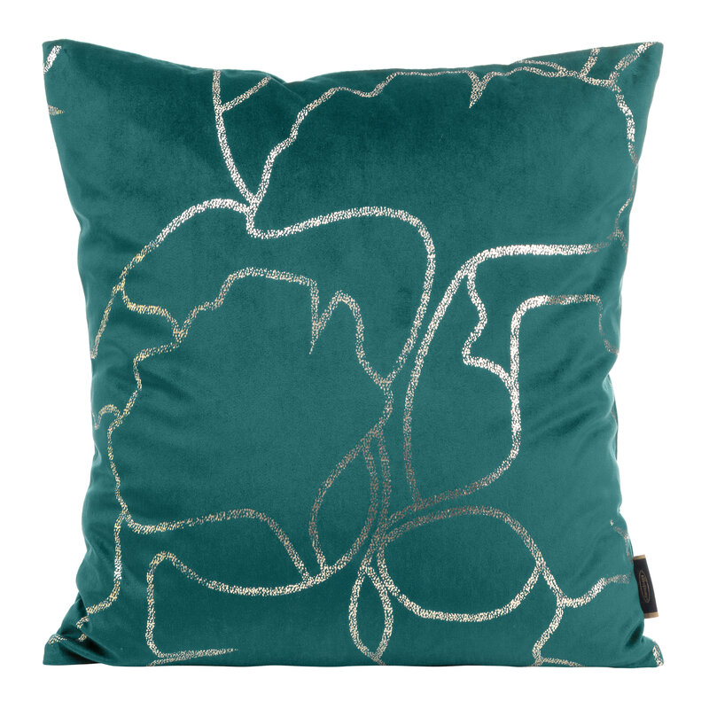 Poszewka Blink ciemnoturkusowa 45 x 45 cm – doda blasku wnętrzu