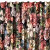 Zasłona gotowa Peonia bordowa 140 x 270 cm – wprowadza przytulność