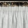 Zasłona welwetowa Maroko czarna 140 X 270 cm – z subtelnym złotym wzorem