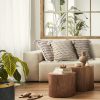 Poszewka boho kremowa 45 x 45 cm – doda przytulności